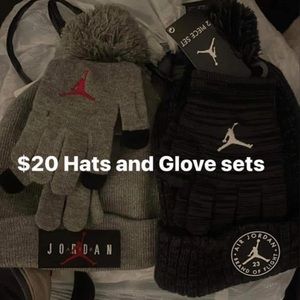 Kids hat and gloves set